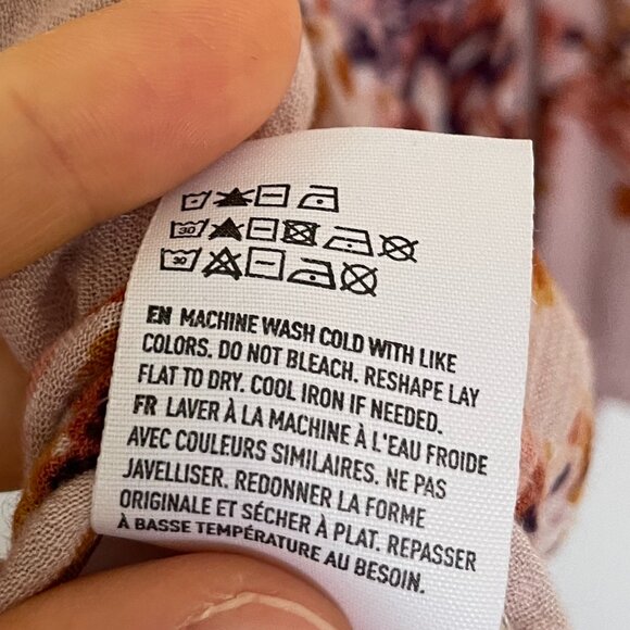 American Eagle Cold Shoulder Tie-Front Floral Spaghetti Strap Top Size M - Picture 8 of 13